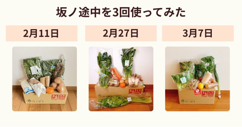 坂ノ途中を実際に3回使ってみた