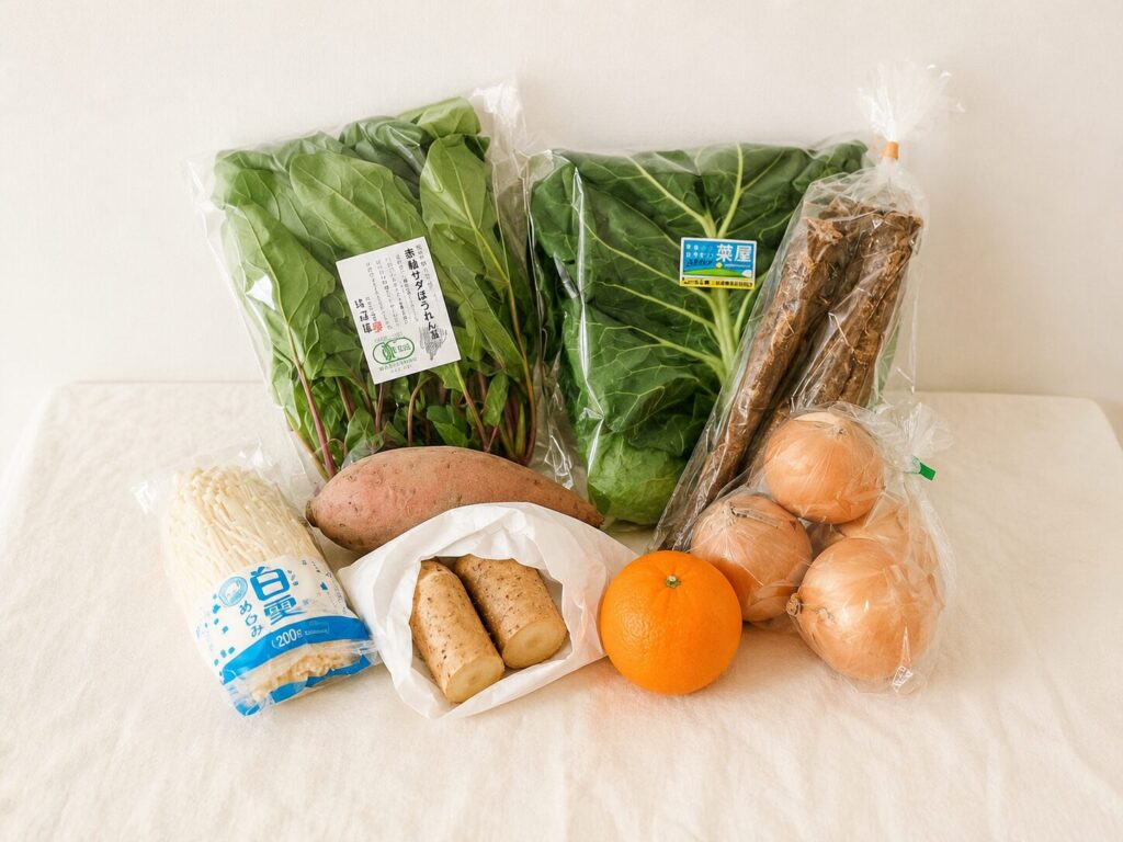 坂ノ途中旬のお野菜セットの中身
