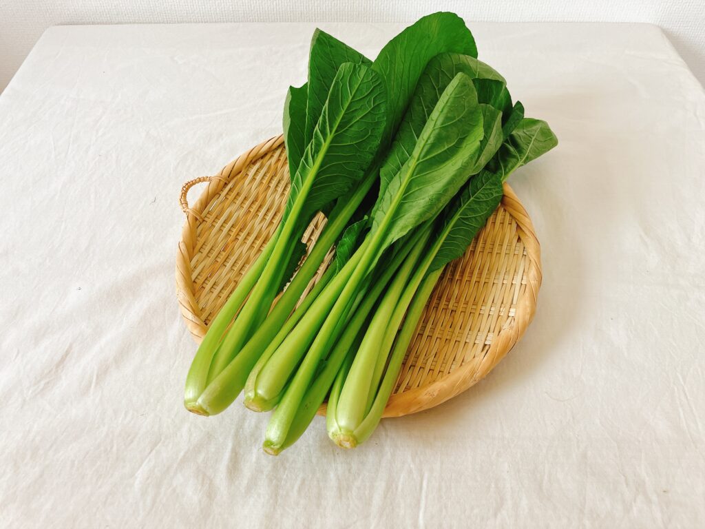 坂ノ途中のきほんのお野菜セットに入っていた小松菜