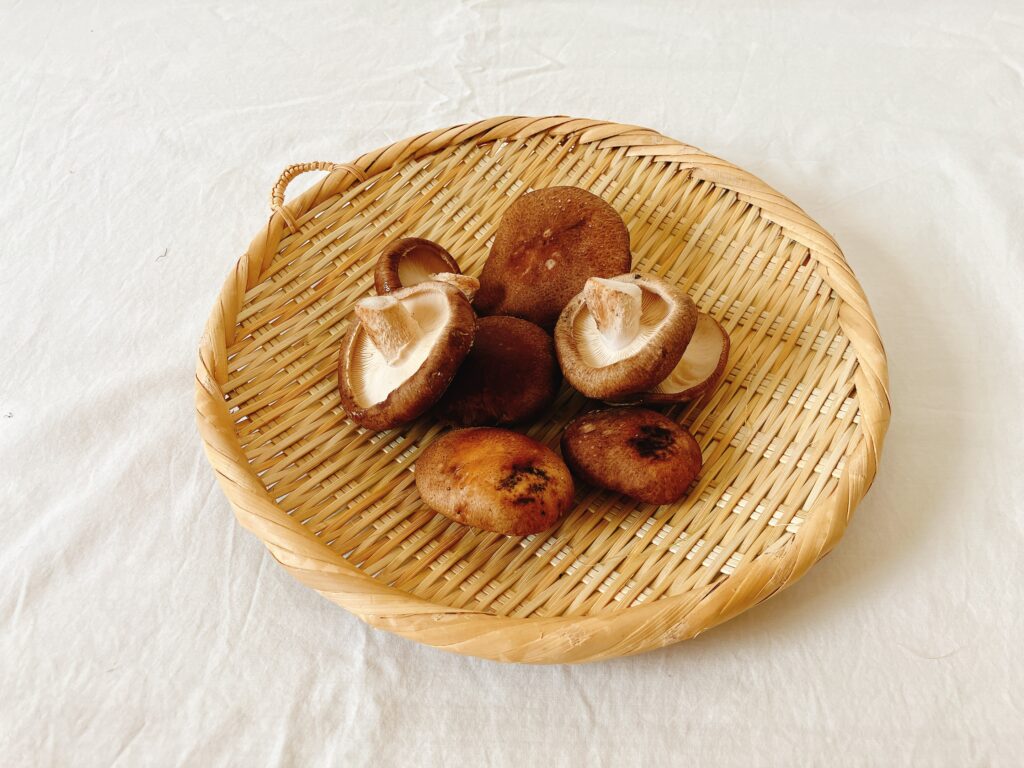 坂ノ途中のきほんのお野菜セットに入っていたしいたけ