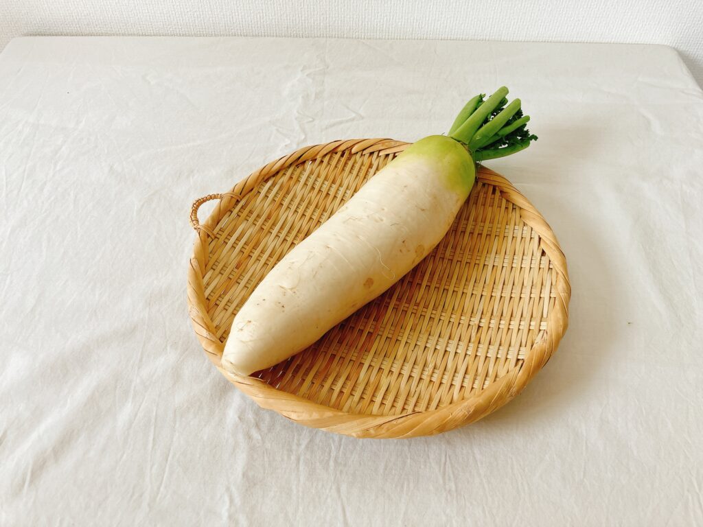坂ノ途中のきほんのお野菜セットに入っていた春だいこん