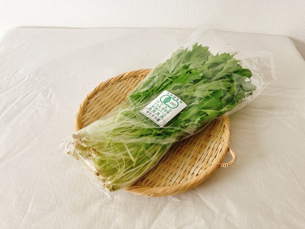 坂ノ途中から届いた水菜